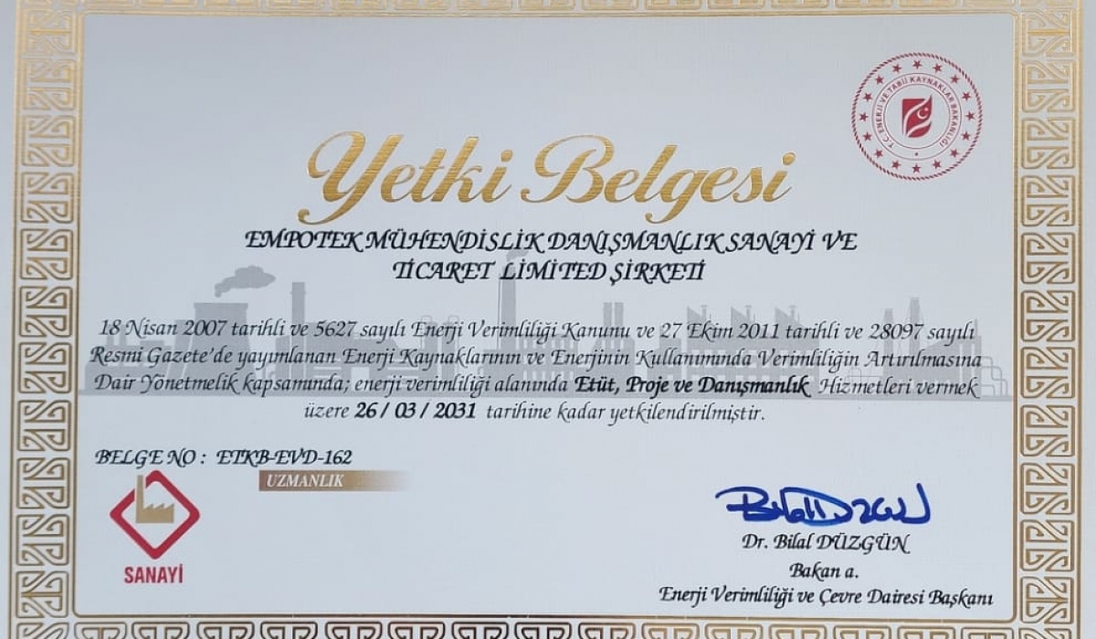 Enerji Verimliliği Danışmanlığı